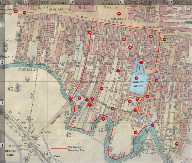 Dog Kennels Map