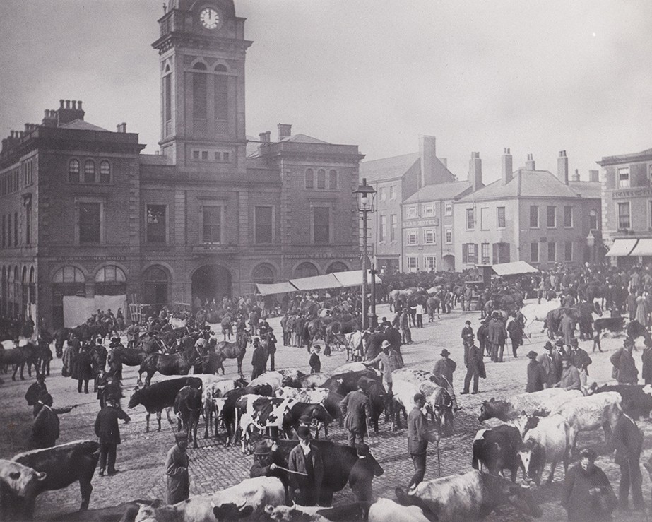 Market Place Chesterfield - September Fair 1882