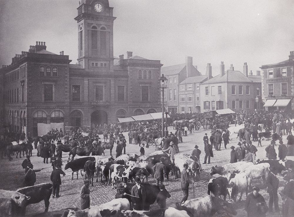 Market Place Chesterfield - September Fair 1882